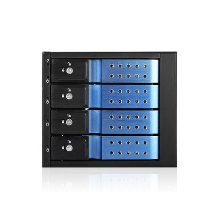 ISTARUSA Istarusa 3X5.25 To 4X3.5 12Gb/S Cage Blue BPN-DE340HD-BLUE